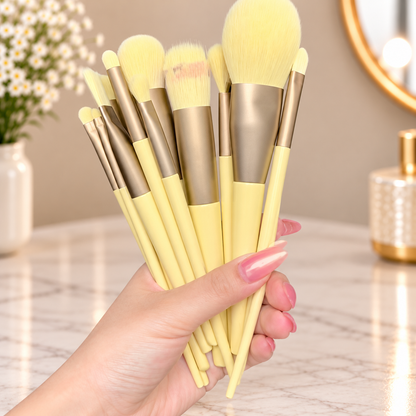 Vellora Beauty™ The Flawless Finish 13-Piece Brush Collection & Pouch